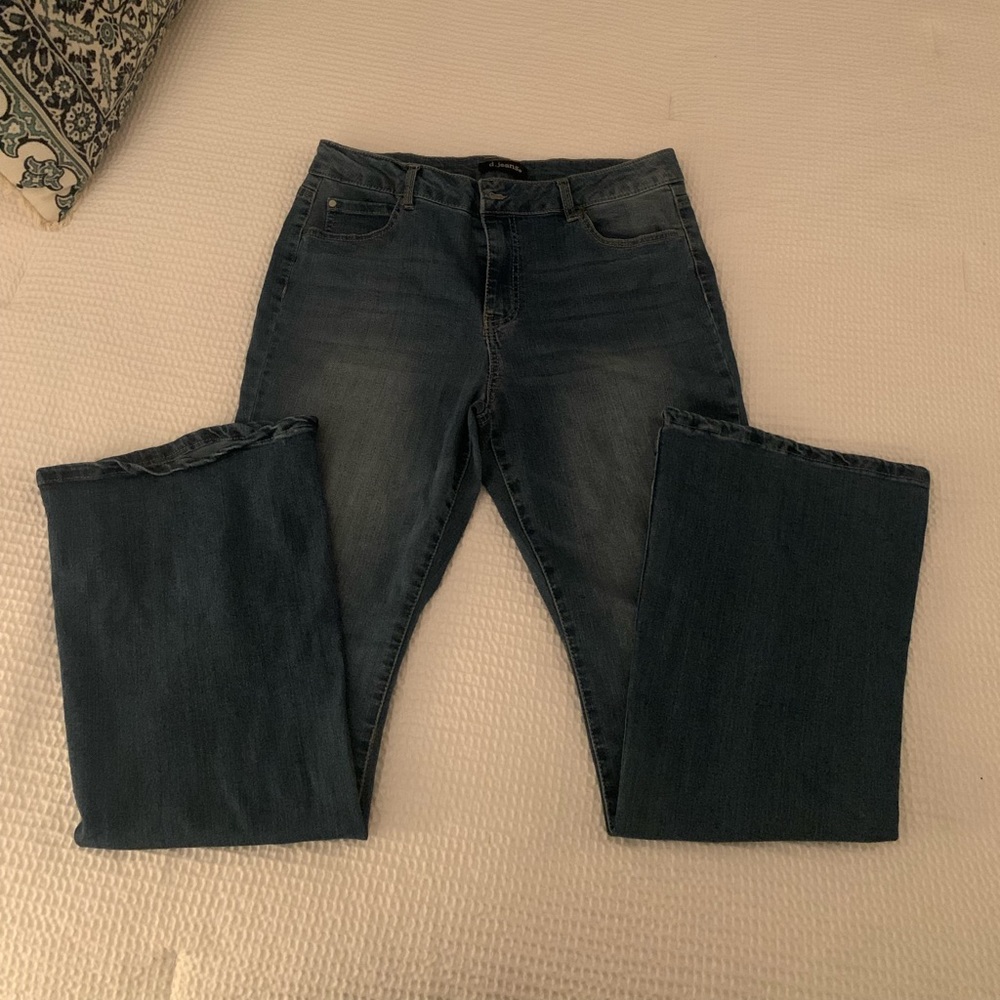 d. jeans high waisted flare jeans
